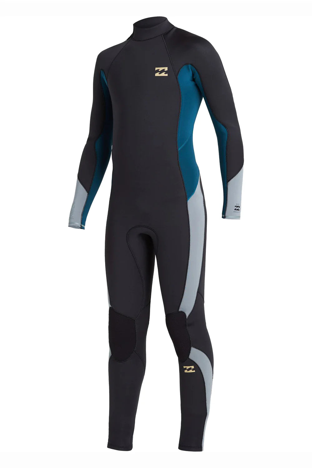 Billabong 3mm Youth Back Zip Wetsuit (Black/Teal/Grey)