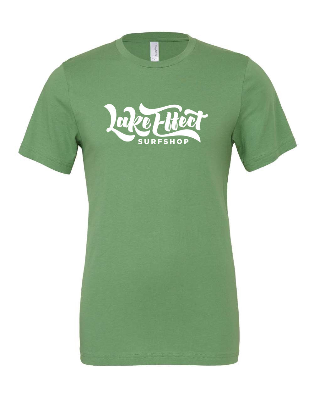 Lake Effect Classic Logo Unisex T-Shirt (Green/White)