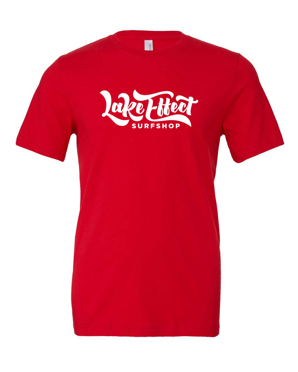 Lake Effect Classic Logo Unisex T-Shirt (Red/White)