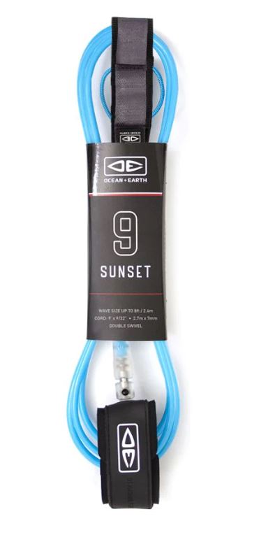 Ocean & Earth 9'0" Sunset Surf Leash (Blue)