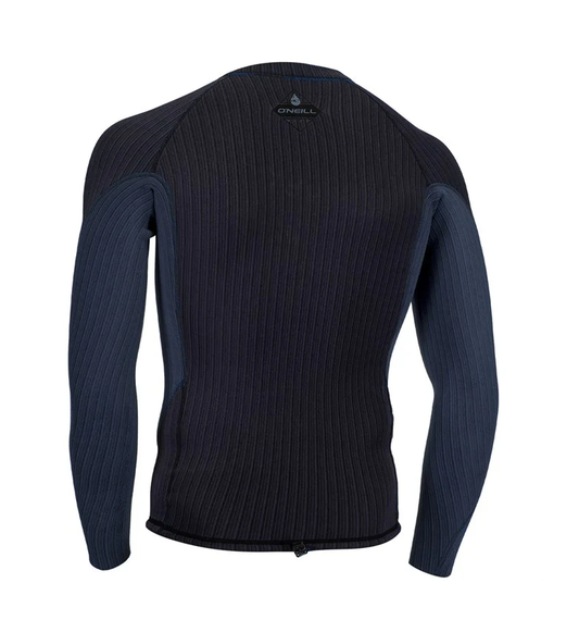 O'Neill 2mm Hyperfreak Comp-X Long Sleeve Wetsuit Top (Blue/Black)