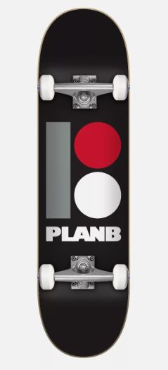Plan B Original Complete Skateboard (Black/Red)