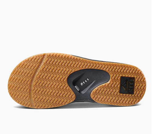Reef Men's Fanning Sandal (Black/Silver)