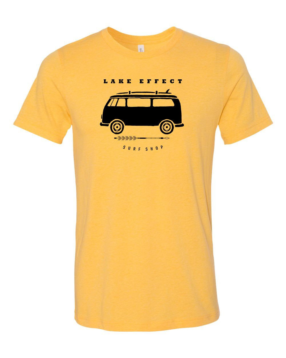 Lake Effect Van Logo Unisex T-Shirt (Yellow/Black)