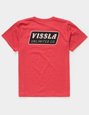 Vissla Boys Go Fast T-Shirt (Red)