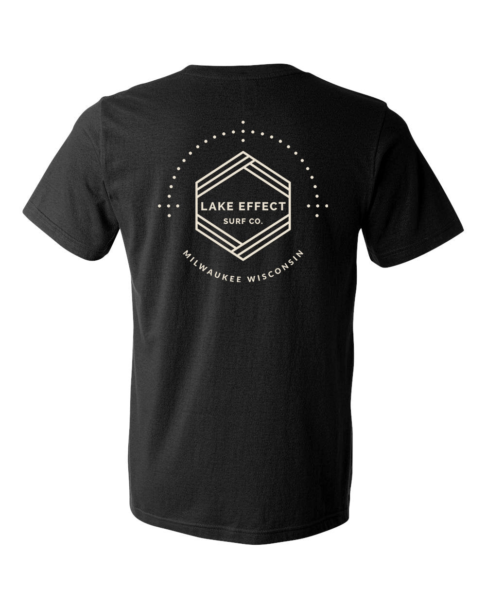 Wiloha Icon Unisex Short Sleeve Pocket T-Shirt (Black/Cream)