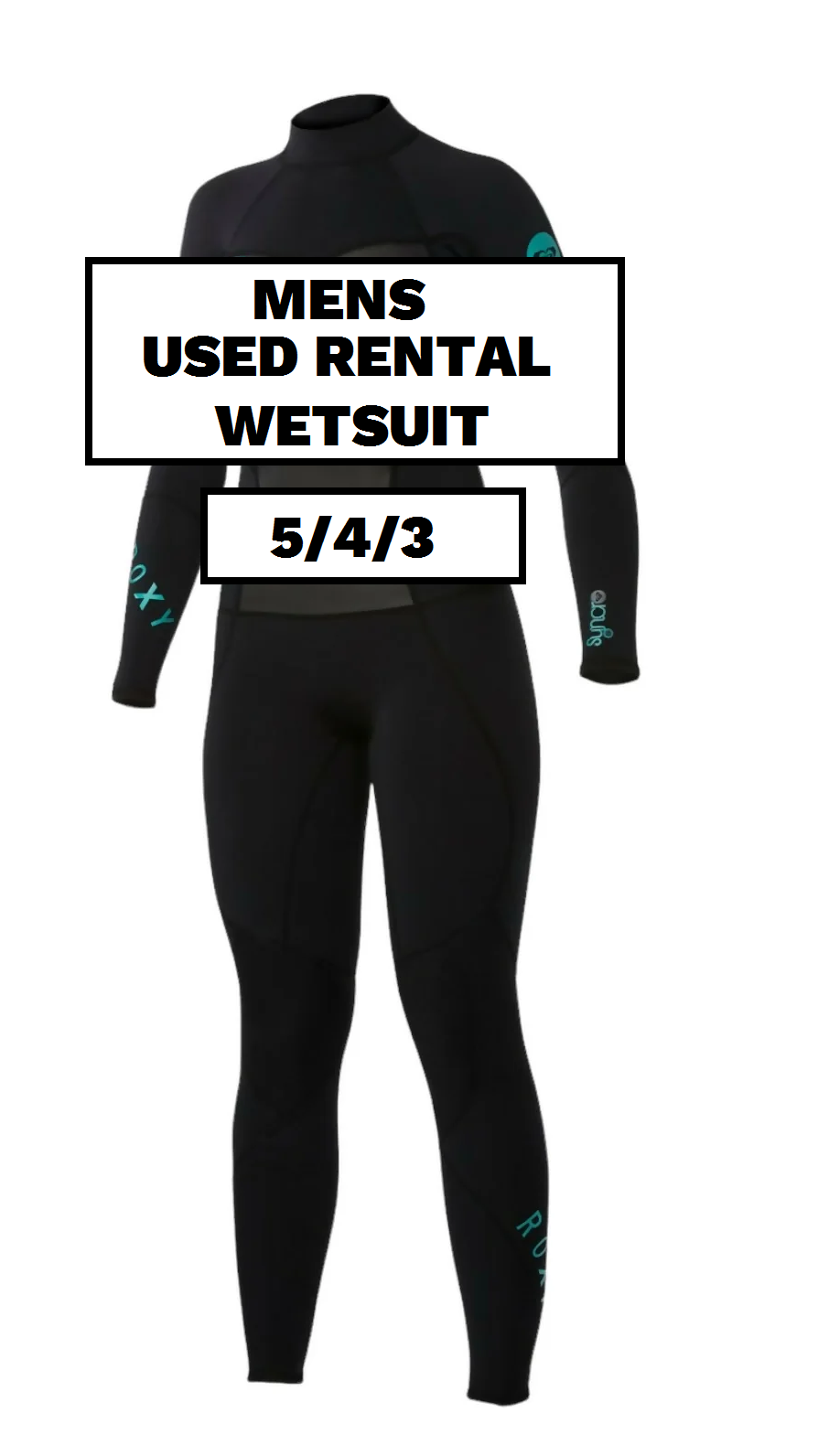 Quiksilver 5/4/3 Syncro Men's Hooded Rental Wetsuit (Used)