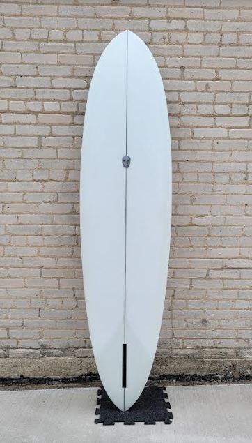 Chris Christenson 7'6" Single Fin Pin Tail Surfboard (Used)