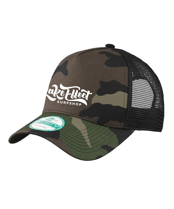 Lake Effect Classic Logo Trucker Hat (Camo/Black)