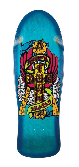 Dogtown Eric Dressen Hands Old School Skateboard Deck (10.1")