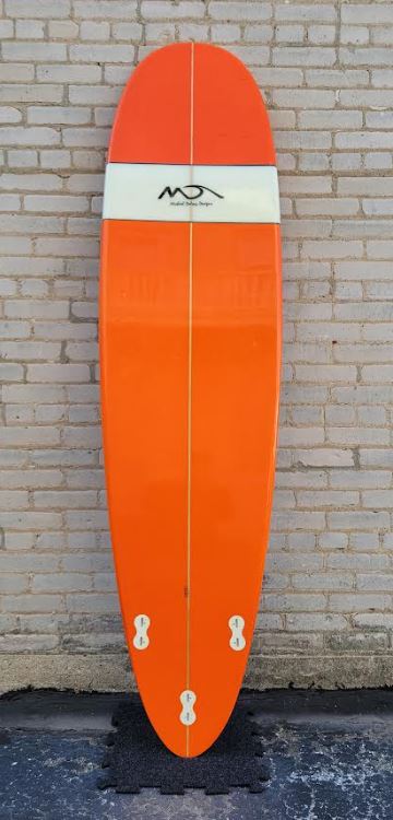 Michael Dolsey 7'2" Mini Longboard Surfboard (Used)