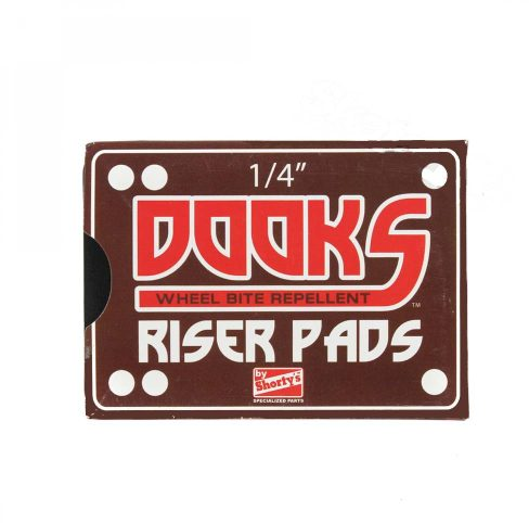 Dooks 1/4" Skateboard Riser Pads (Black)