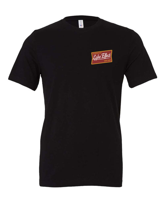 Lake Effect Draft Seal Unisex T-Shirt (Black/Multi Color)