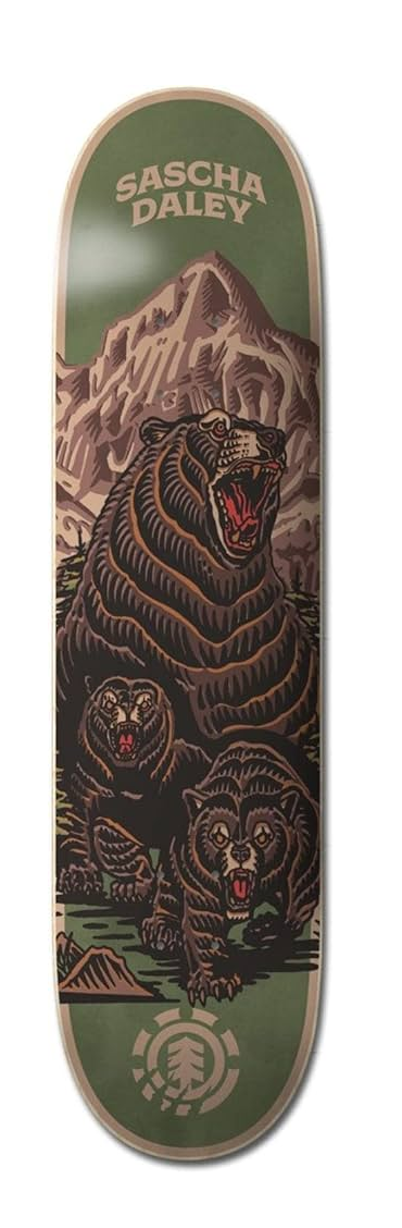 Element Natural Defense Sascha Skateboard Deck (8.0")