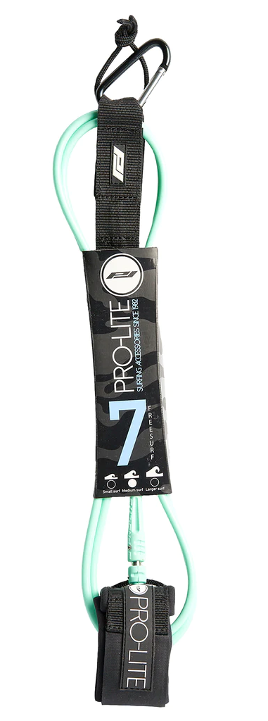 Pro-Lite 7'0" Free Surf Ankle Leash (Teal)