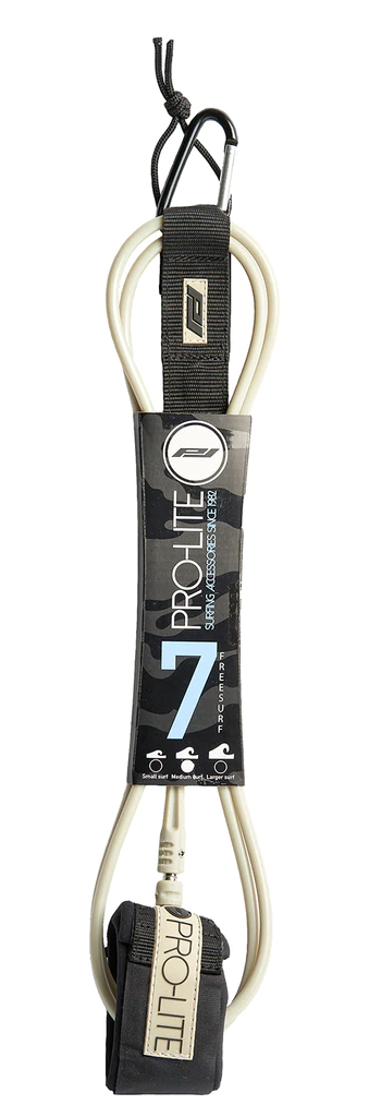 Pro-Lite 7'0" Free Surf Ankle Leash (Grey)