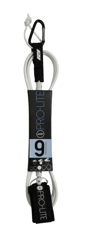Pro-Lite 9'0" Free Surf Ankle Leash (White)