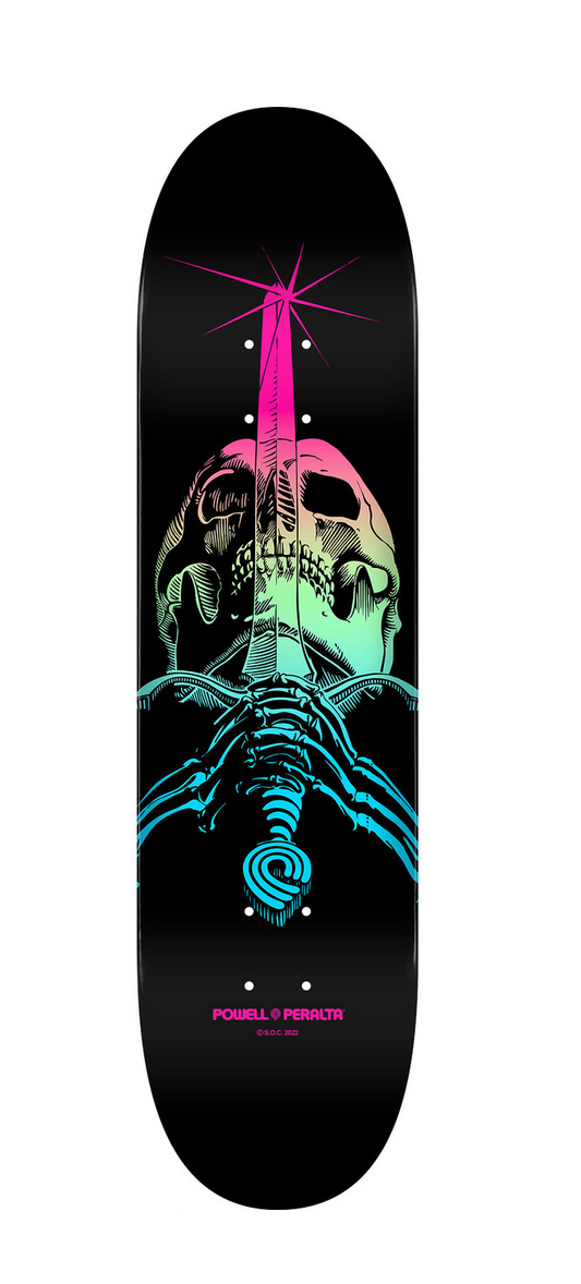 Powell Peralta Skull and Sword Fade Skateboard Deck (8.25")