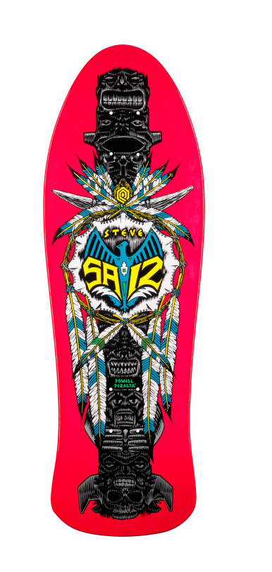 Powell Peralta Steve Saiz Totem Skateboard Deck (10.0")