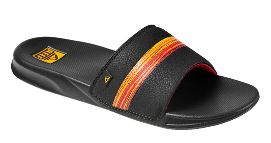 Reef Men's One Slide Sandal (Sunset Stripes)