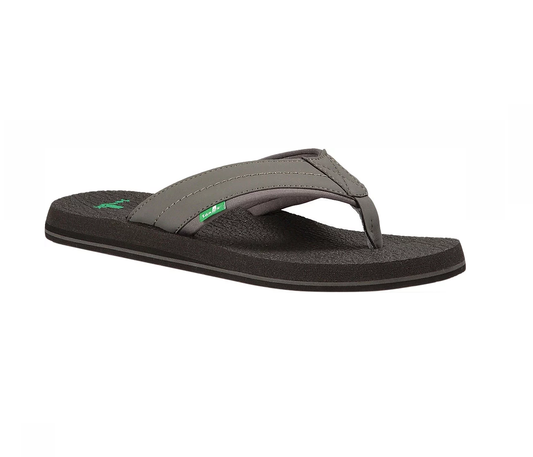 Sanuk Men's Beer Cozy 2 Sandals (Charcoal)