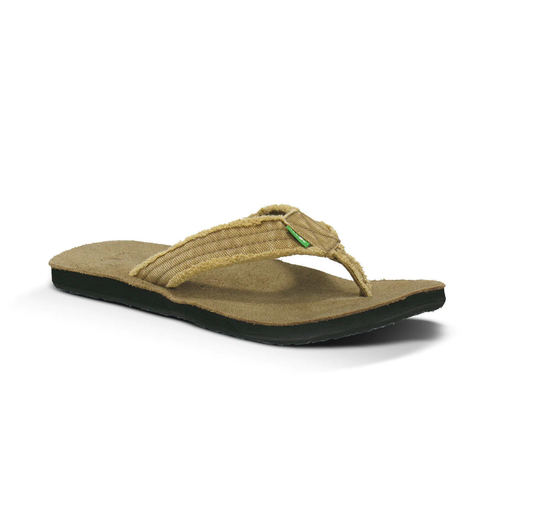 Sanuk Men's Fraid Not Sandals (Khaki)