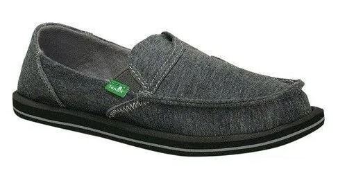Sanuk Women's Pick Pocket Fleece Flat (Charcoal)