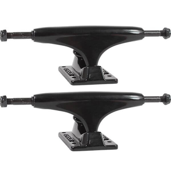 Tensor Standard Alloy Black Skateboard Truck Set (5.0")