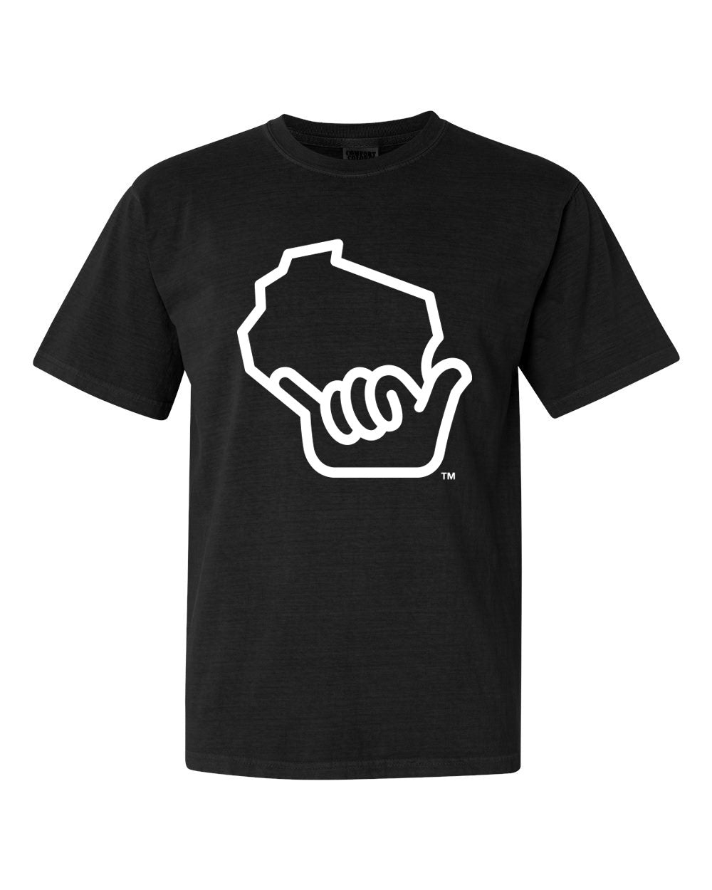 Wiloha Big Shaka Unisex T-Shirt (Black/White)