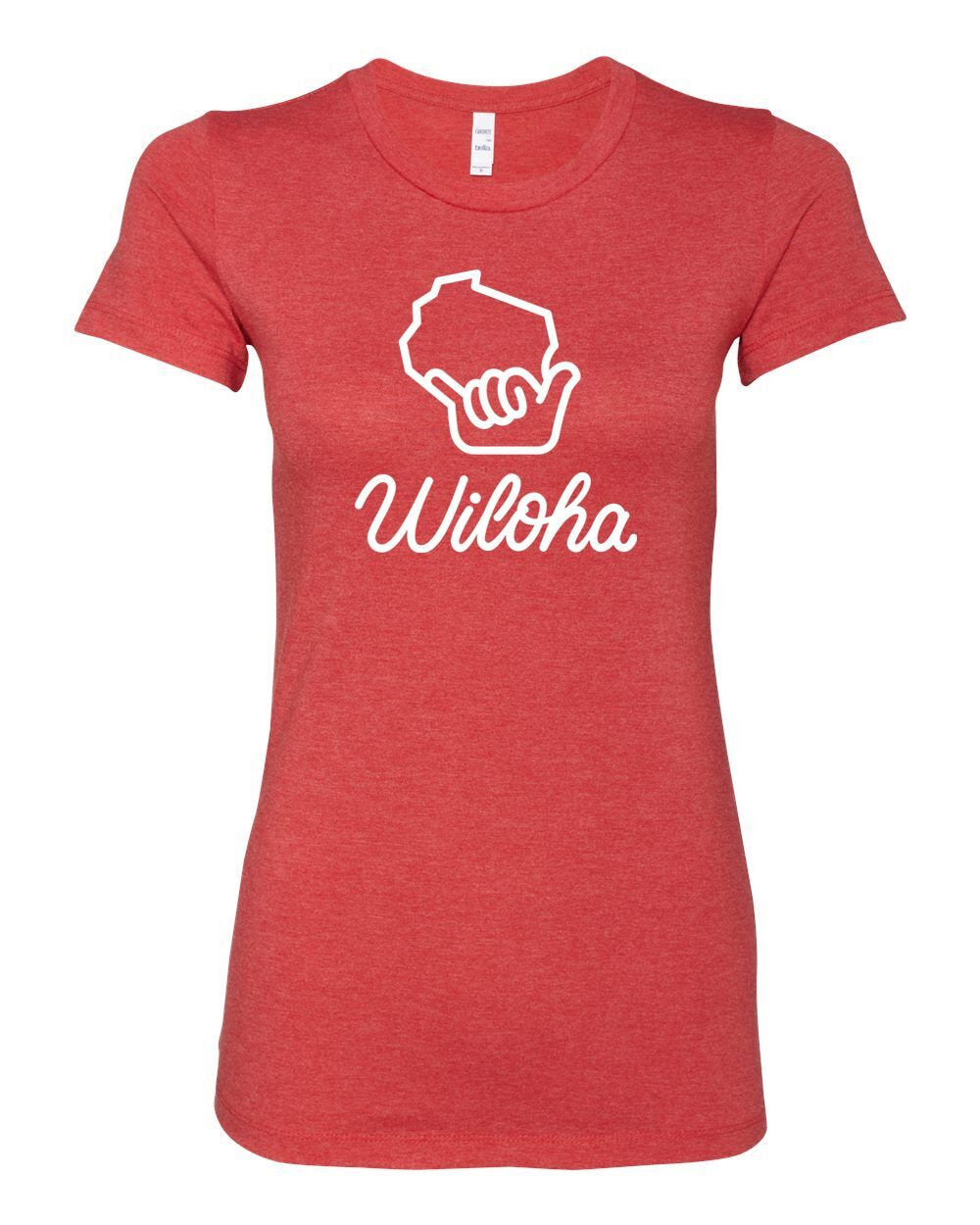 Wiloha Ladies T-Shirt (Red/White)