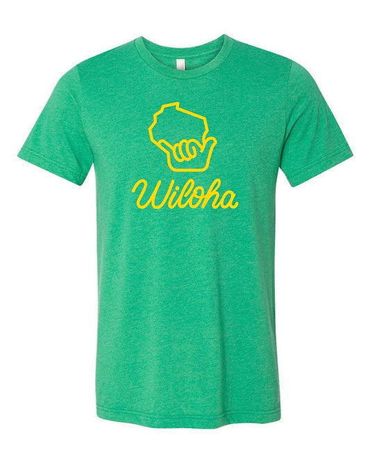 Wiloha Unisex T-Shirt (Green/Yellow)