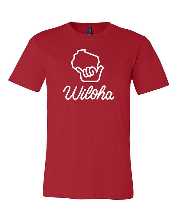 Wiloha Unisex T-Shirt (Red/White)