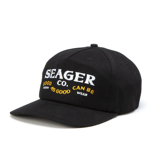 Seager Hat - Good As Can Be Snapback - Black